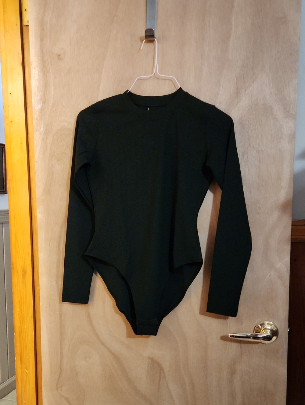 NWT Black Long-Sleeve Bodysuit